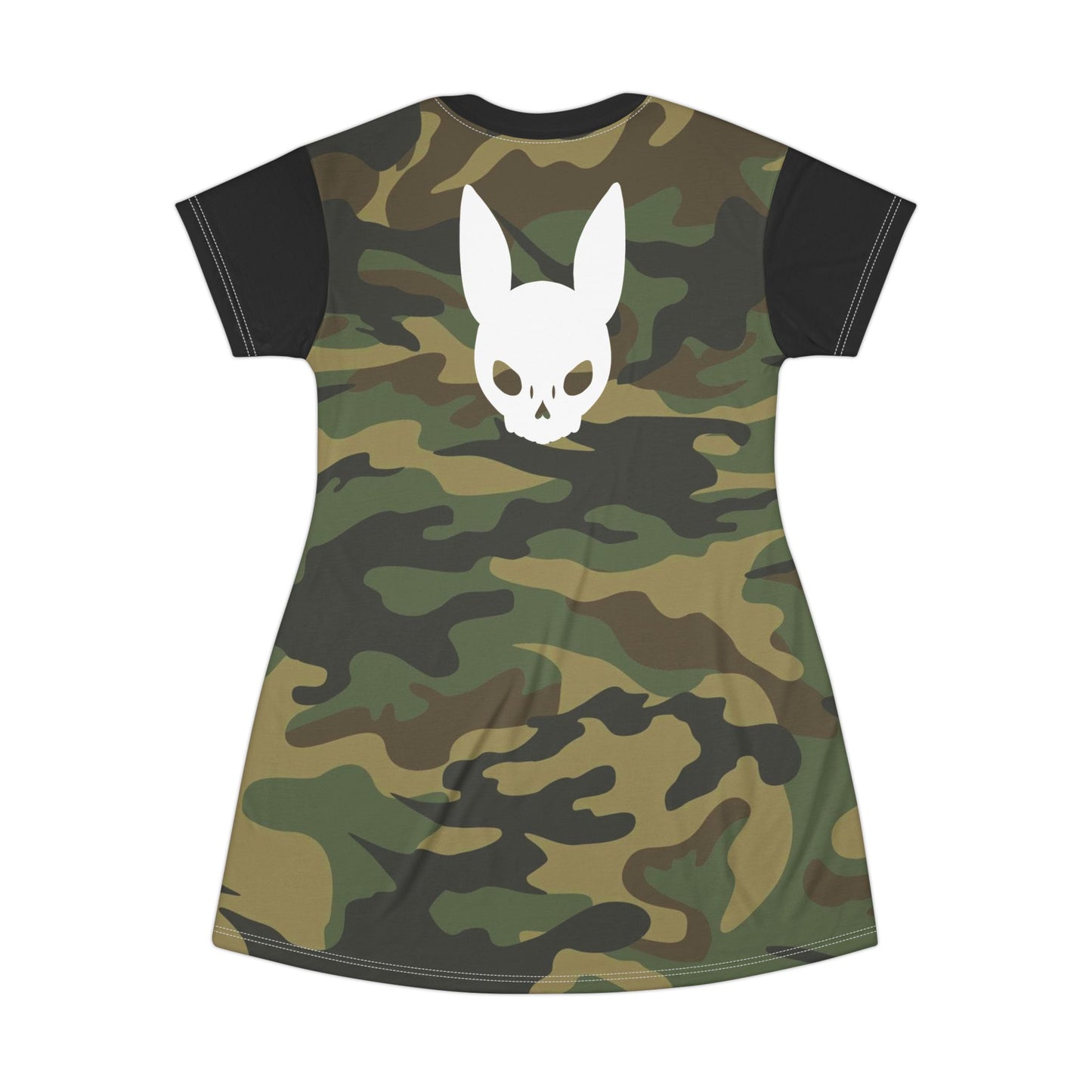 Camo 'Tattoos and Scumbags' T-Shirt Dress