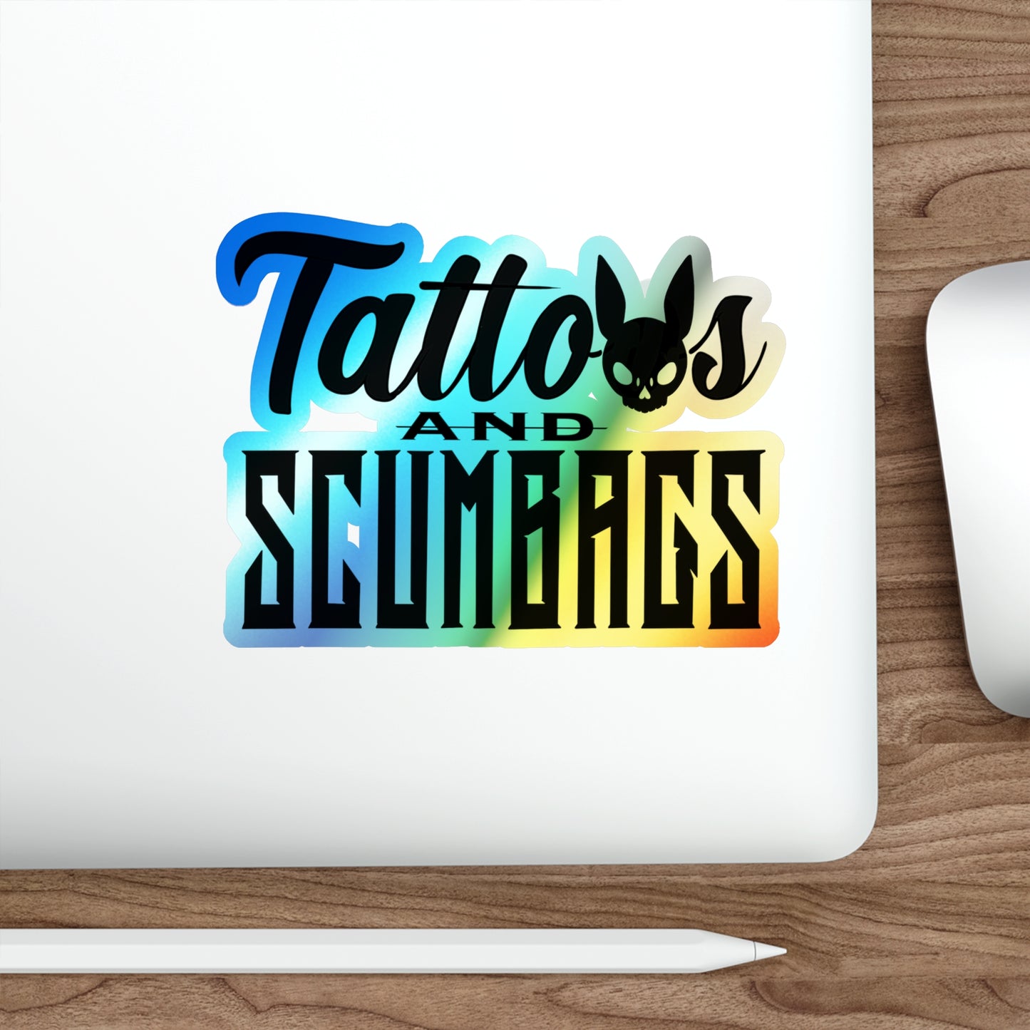 Scumbag Holographic Die-cut Stickers