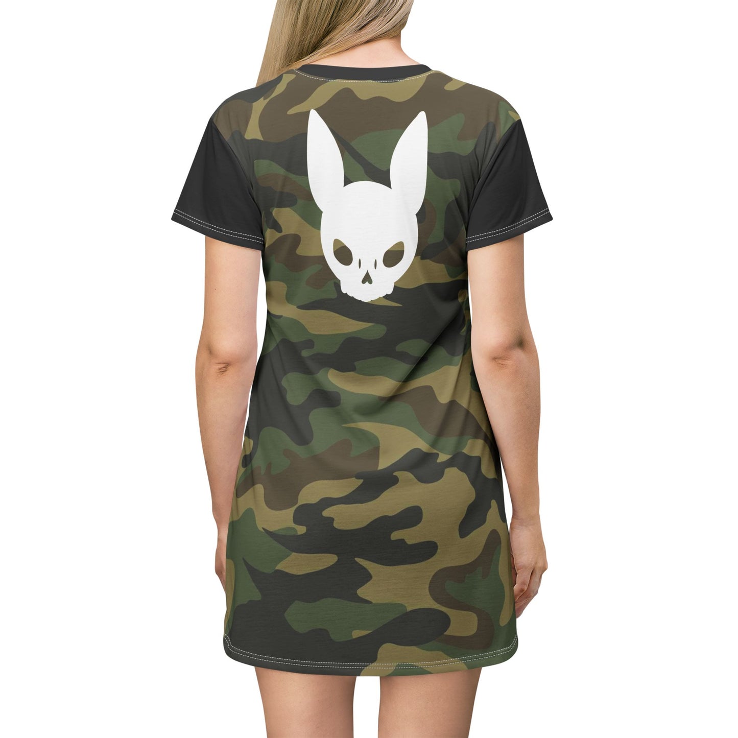 Camo 'Tattoos and Scumbags' T-Shirt Dress
