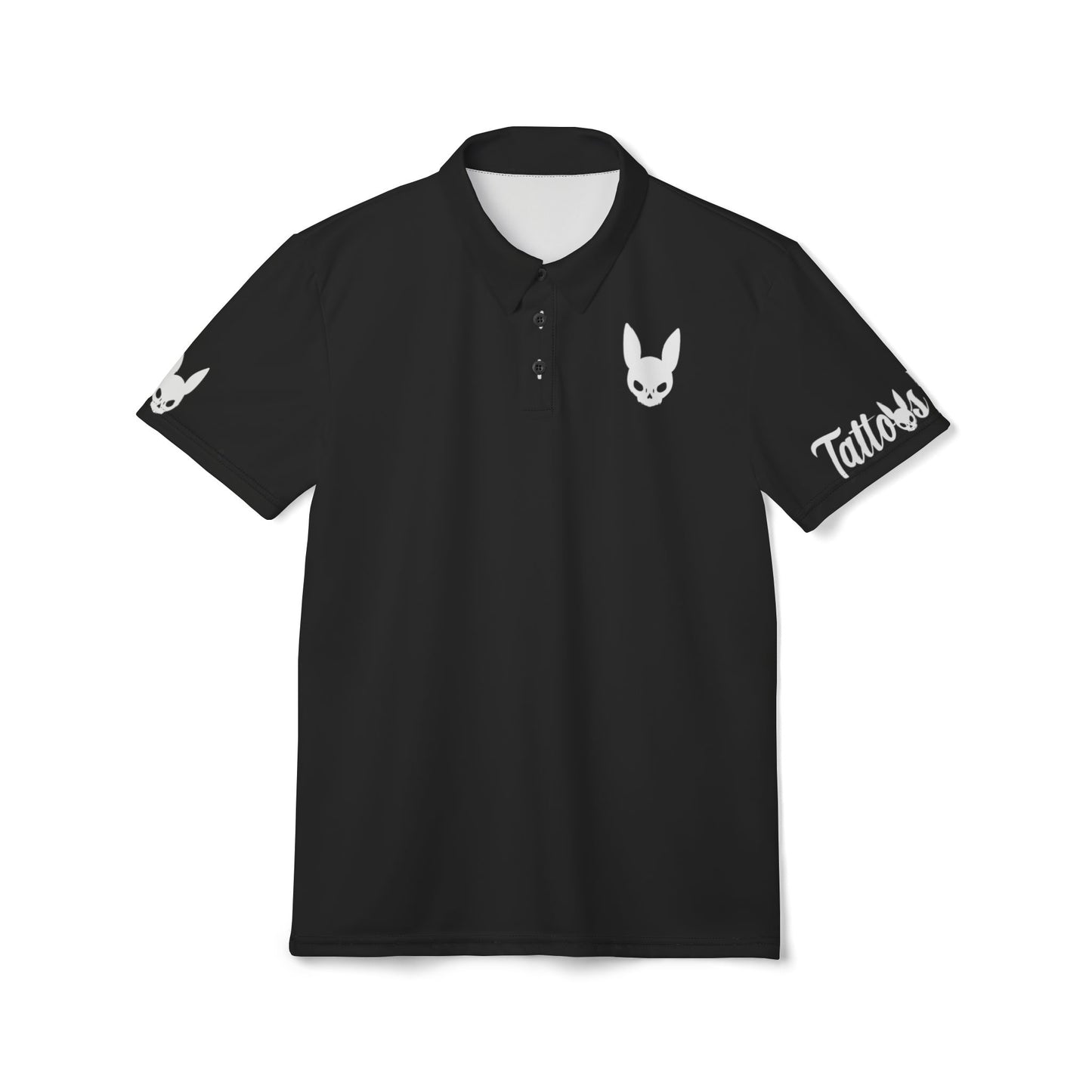 Black Polo Scumbag Collared Shirt