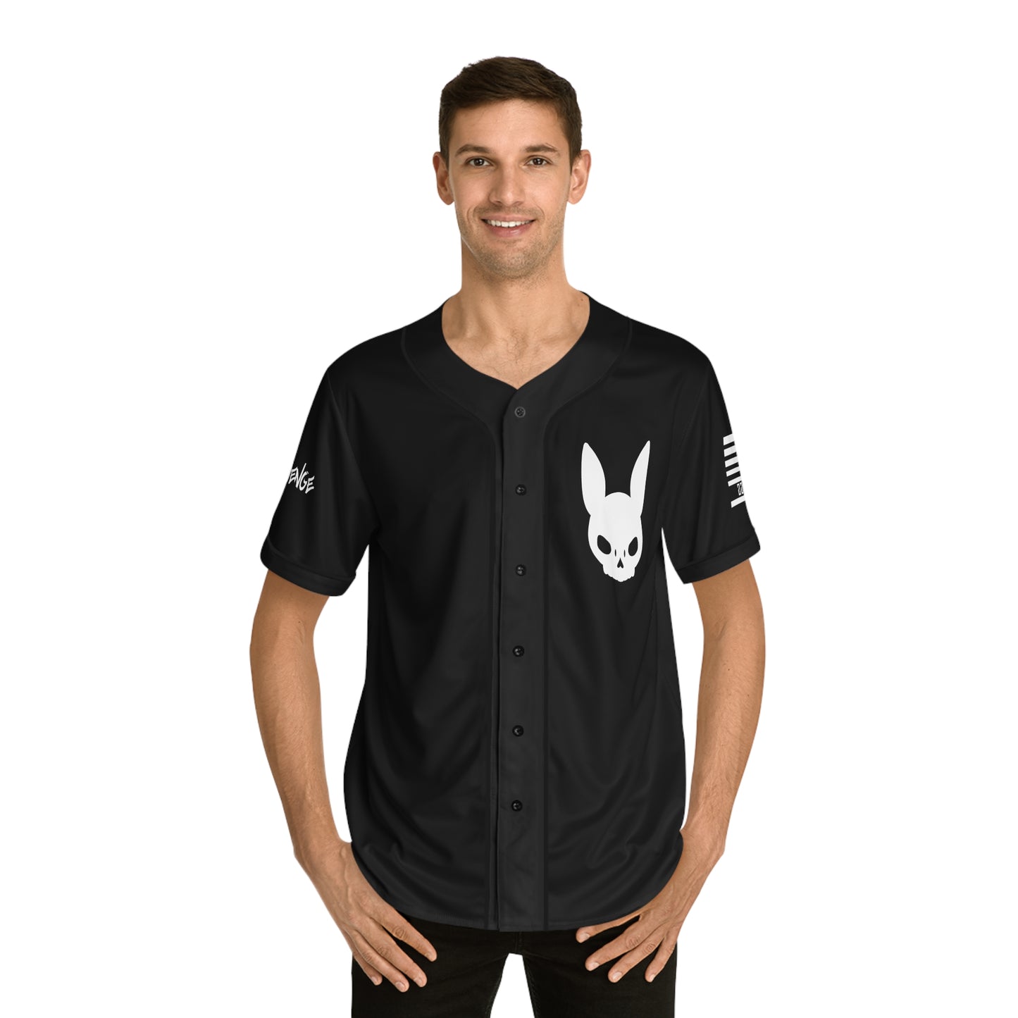 Men's Baseball Jersey (AOP) Scumbag