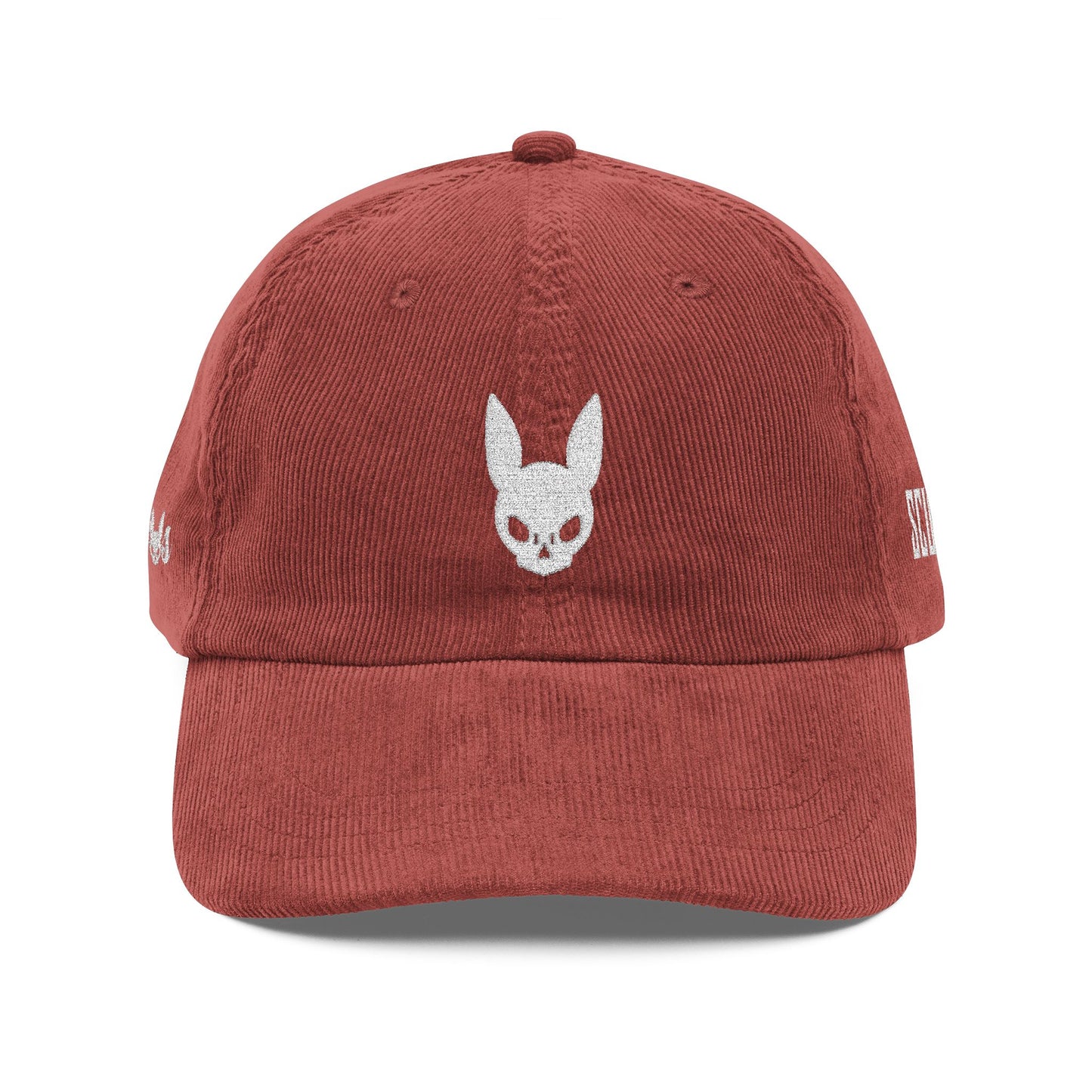 Embroidered Corduroy Scumbag Cap