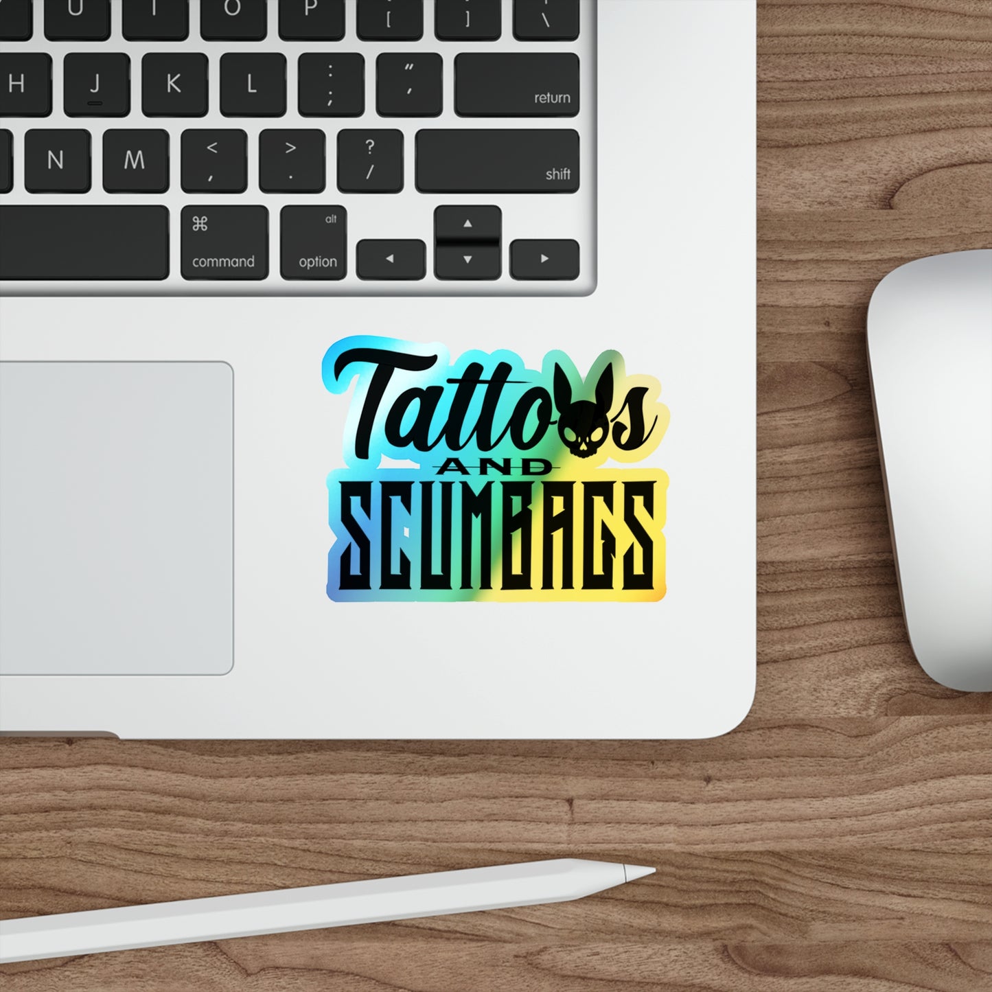 Scumbag Holographic Die-cut Stickers