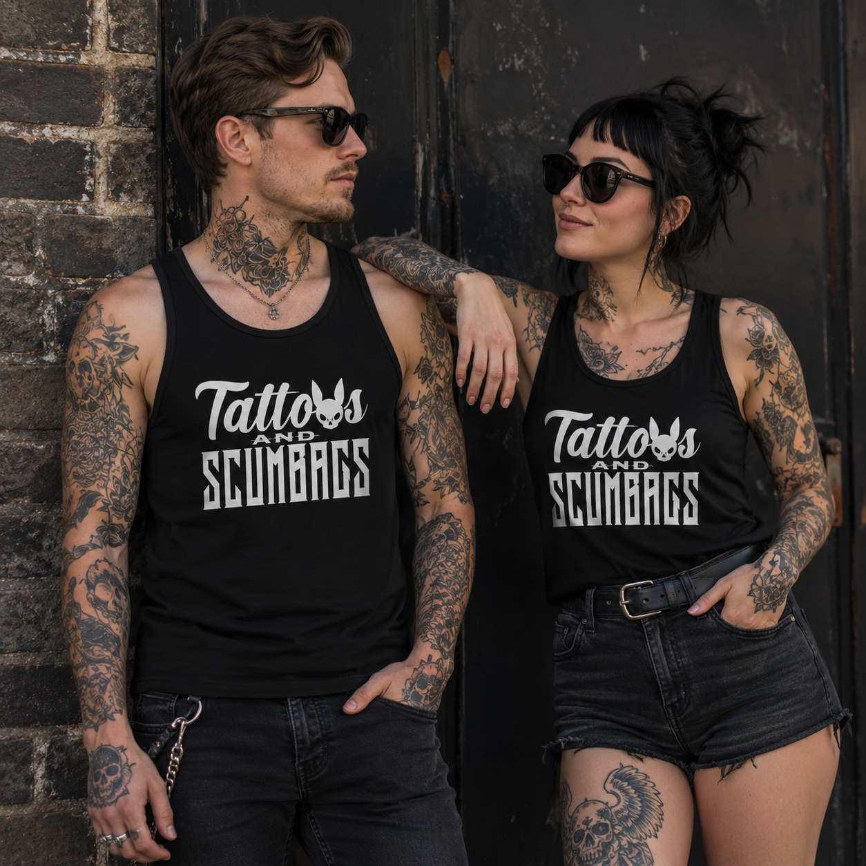 Tattoos and Scumbags Tank Top