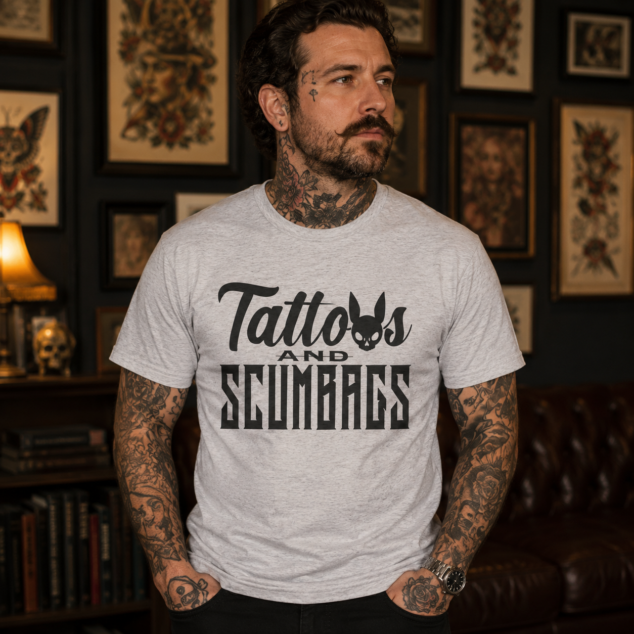 Tattoos and Scumbags Original Tee
