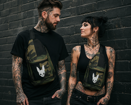 Camo Bunny Sling Bag – Tactical Army Green Crossbody Pack