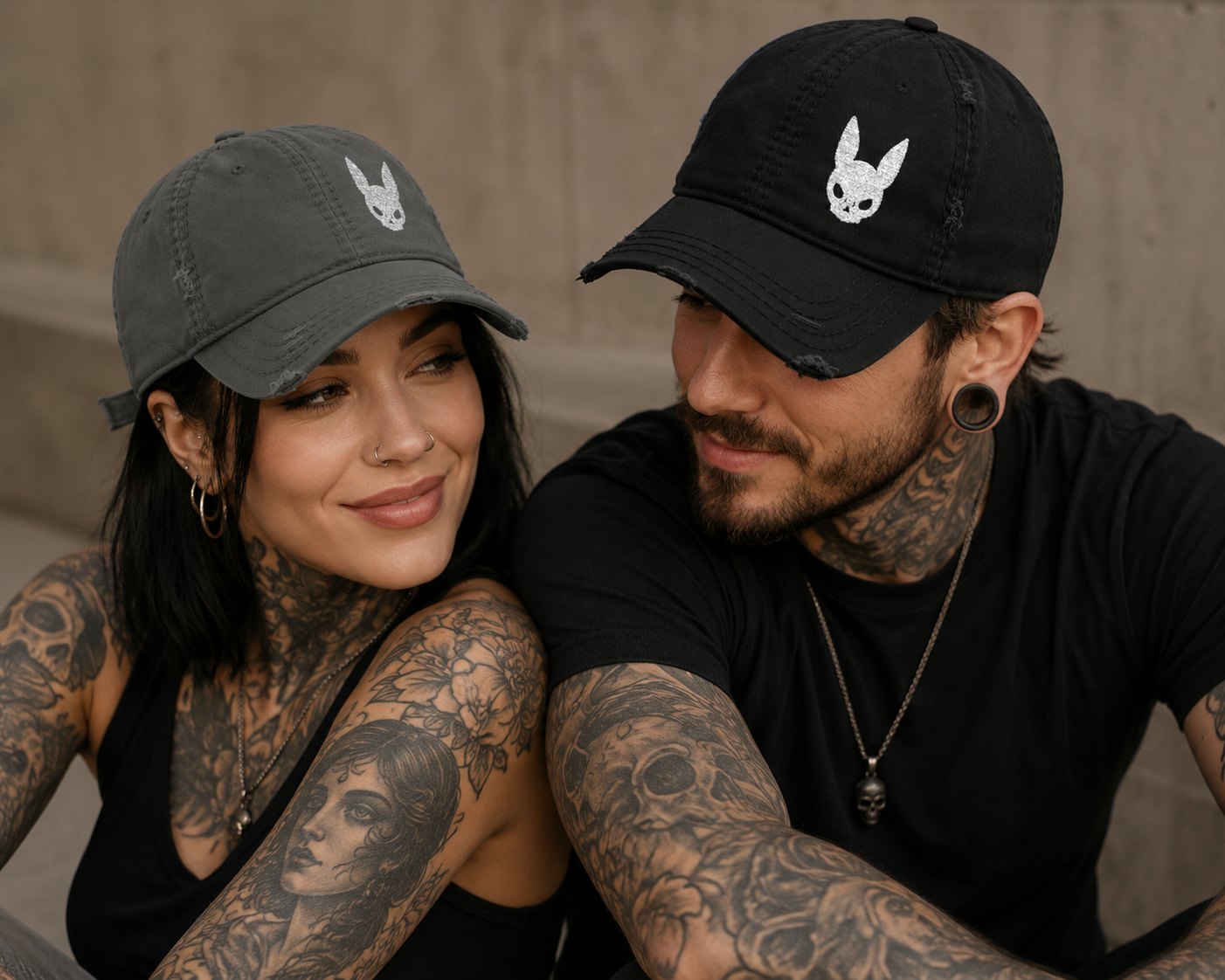 Distressed Scumbag Embroidered Dad Hat