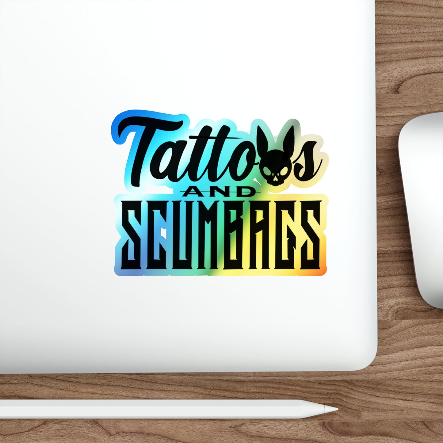 Scumbag Holographic Die-cut Stickers