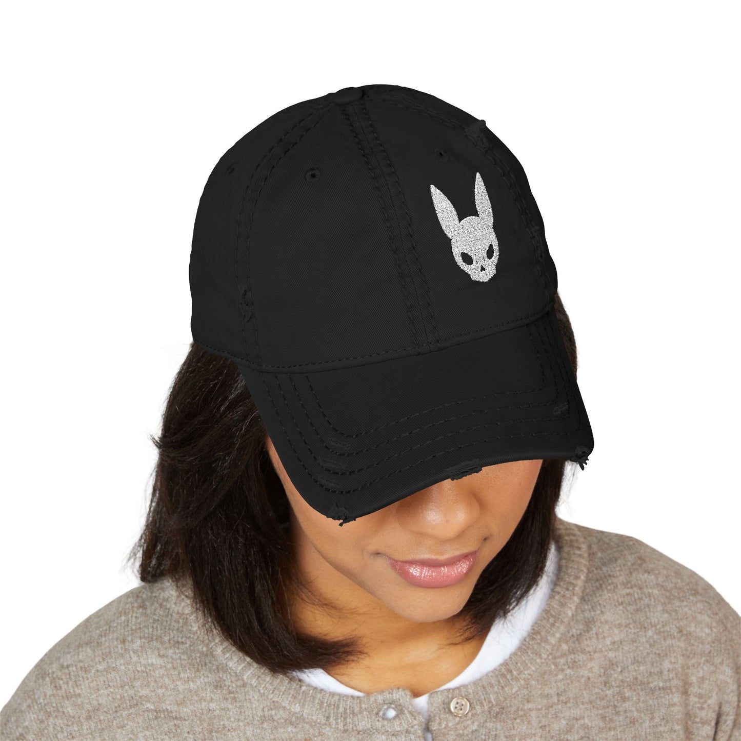 Distressed Scumbag Embroidered Dad Hat