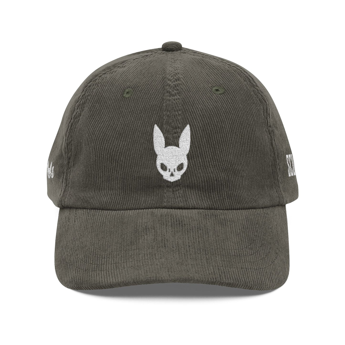 Embroidered Corduroy Scumbag Cap