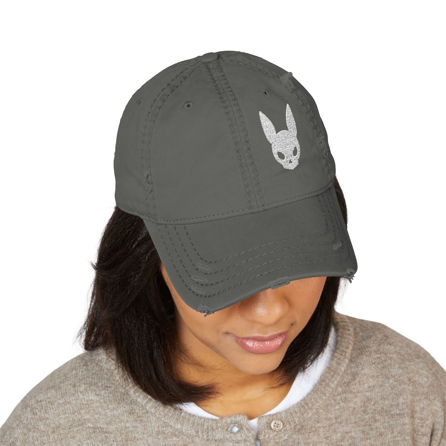 Distressed Scumbag Embroidered Dad Hat