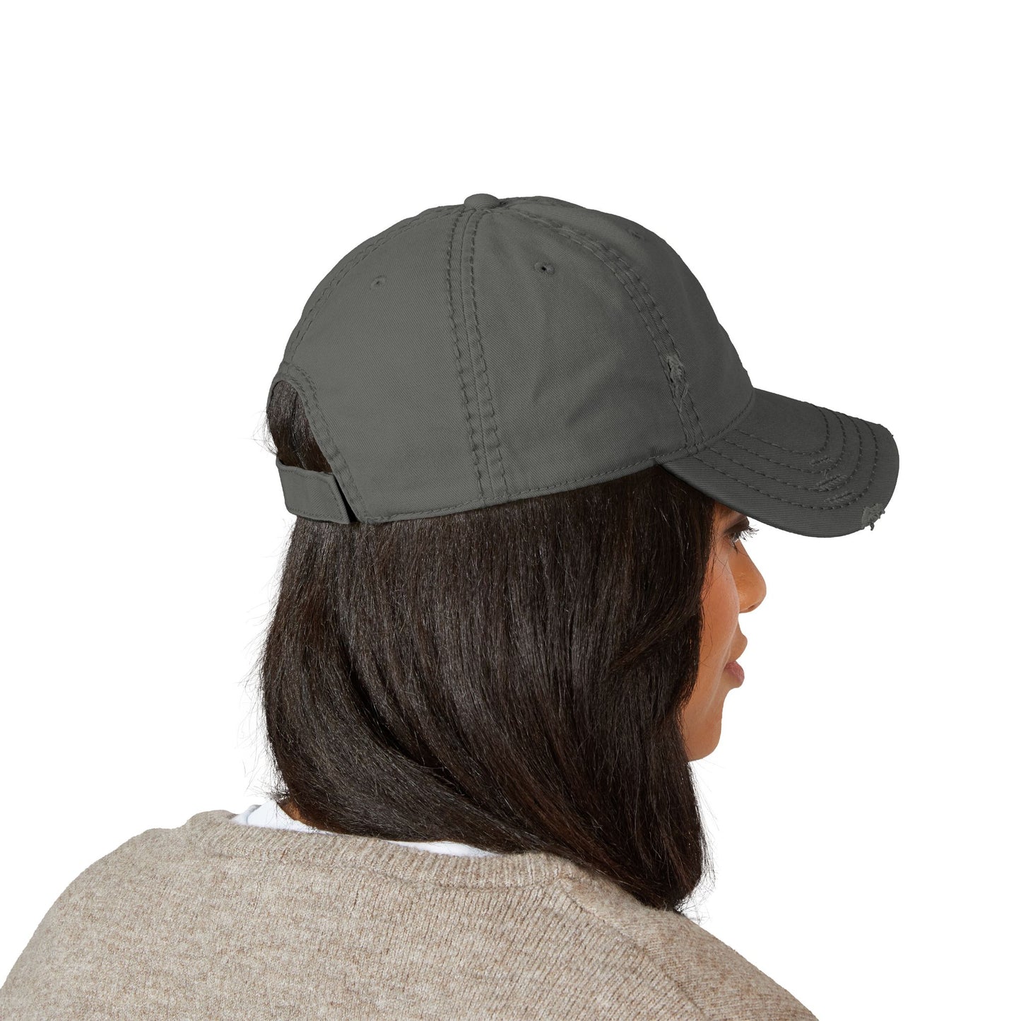Distressed Scumbag Embroidered Dad Hat