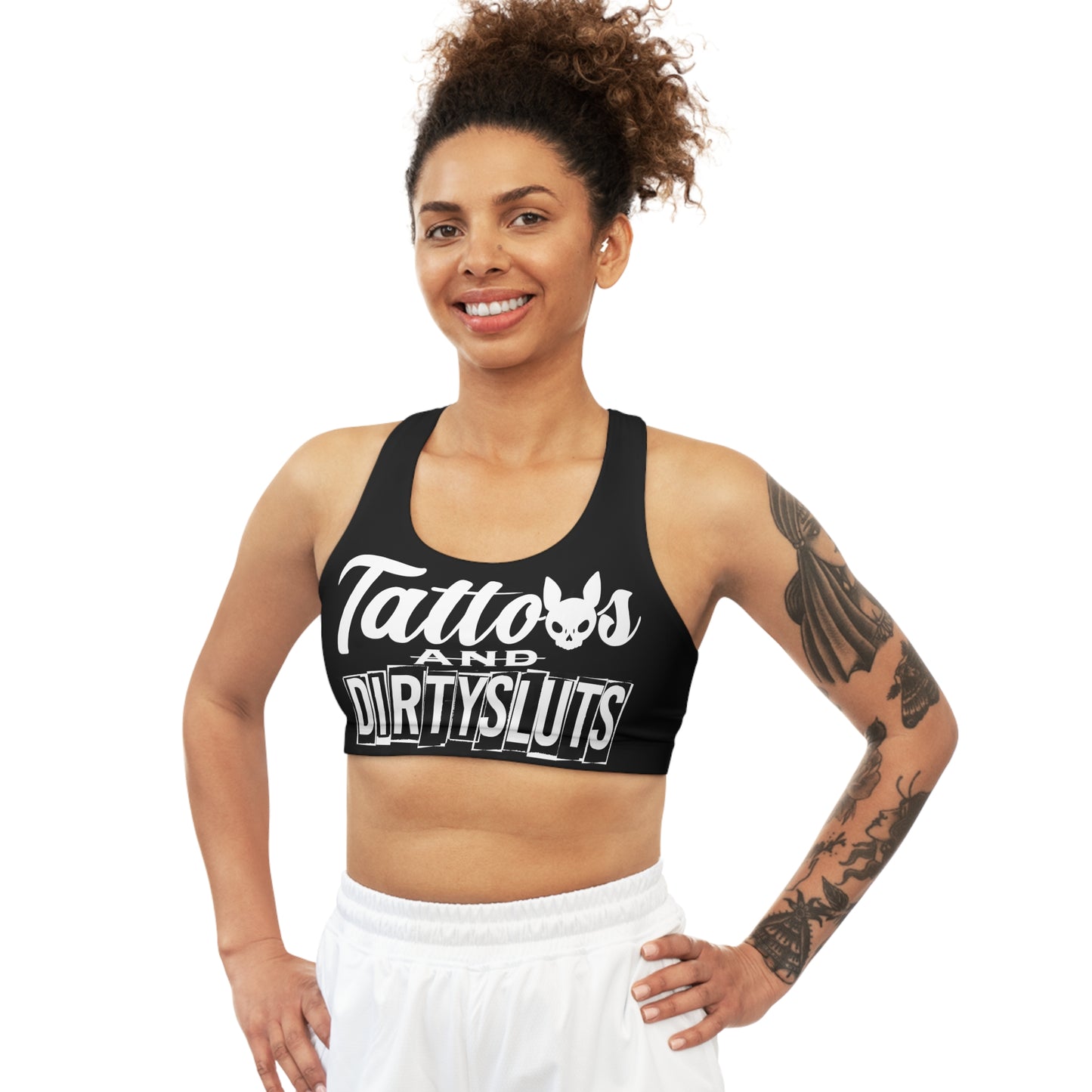 Sluts Seamless Sports Bra (AOP)
