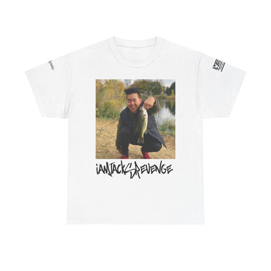 Man with fish Cotton Tee